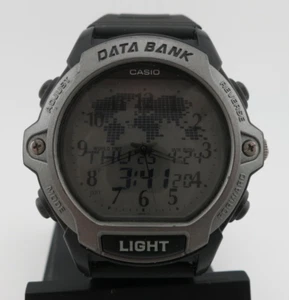 Vintage Casio Twincept Data Bank Analog + Digital Watch - ABX-23 - New Battery - Picture 1 of 14