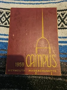 Weymouth High School 1965, el campus Weymouth Massachusetts raro - Imagen 1 de 6