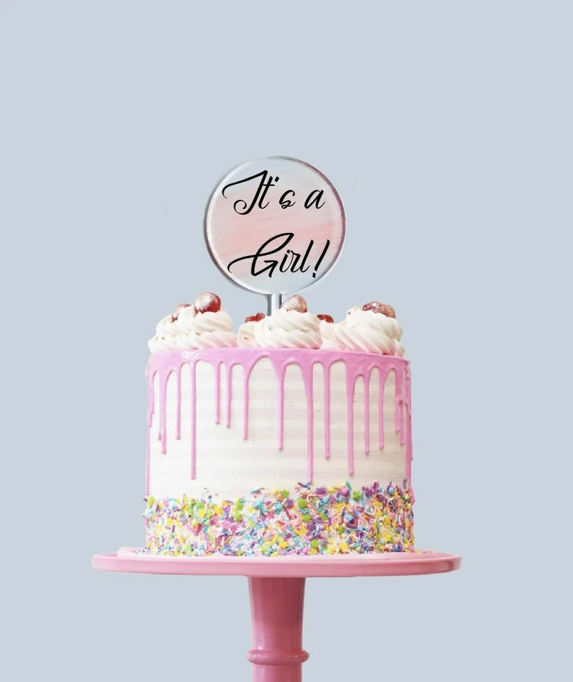 Пустой прозрачный акриловый топпер для торта сделай сам упаковка 20 шт. (25 вариантов) на день рождения вечеринку свадьбу - Изображение 1 из 1