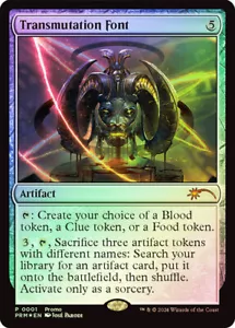 Transmutation Font Foil promo Mtg Magic English - Imagen 1 de 1