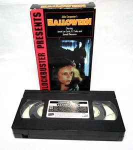 John Carpenters Halloween Blockbuster Presents Edition VHS Jamie Lee Curtis - Bild 1 von 7