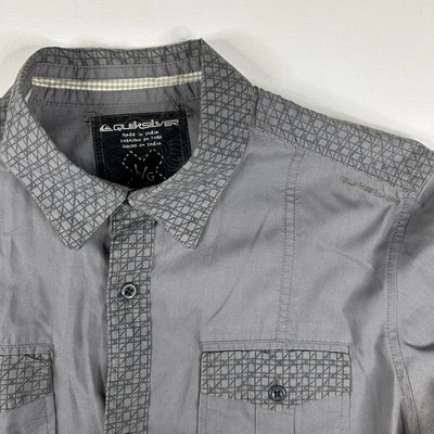 Camisa De Colección Y2k Mercurio Botón Agua Salada Surf Patín Nieve Playa Geométrica Foto 1 de 4