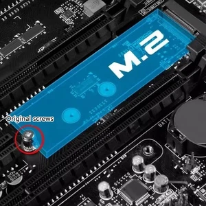 M.2 SSD Mounting Screw Hardware For Laptop DIY Computer Builds Repair Part - Afbeelding 1 van 13