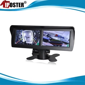 4.3" Dual Screen Monitor For Car Truck RV Van Reverse DC12-24V - Picture 1 of 10