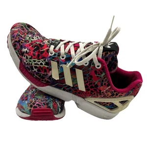Adidas Torsion ZX Flux Pink Multicolor Sneakers Shoes Women Size 7 -M19398 - Picture 1 of 12