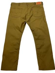 Levi's Herren 513 Slim Straight Khaki Braun Chino Jeans Fit 40 x 30 - Bild 1 von 13
