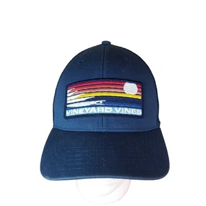 Vineyard Vines Baseball Hat Cap Blue One Size Fits All Trucker Hat Golf Hat EUC - Picture 1 of 7