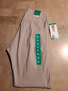 Danskin Leggings Donna Vita Alta Leggeri Stretti, Marrone, XL - Foto 1 di 3