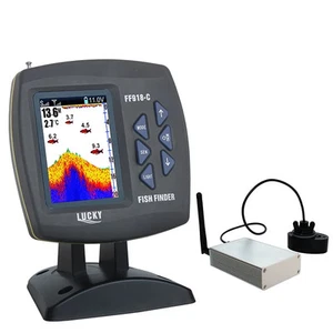 Kabelloser Fischfinder für Boote 980 Fuß Reichweite 45 Grad kabellose Reichweite - Bild 1 von 8