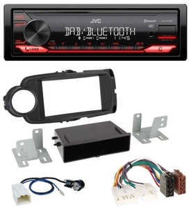 JVC DAB MP3 Bluetooth USB Autoradio für Toyota Yaris (11-14) - schwarz - Bild 1 von 8