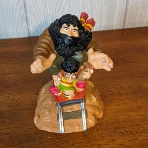 Salvadanaio vintage Harry Potter Hagrid Gringotts Bank Enesco scolpito usato in ottime condizioni - Foto 1 di 5