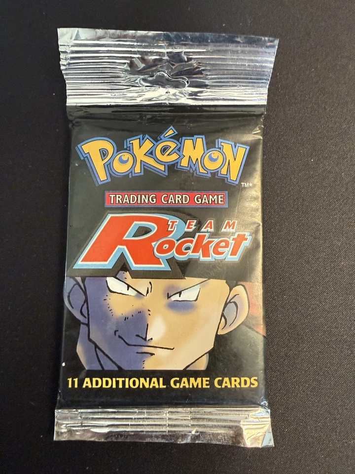 Pokémon Team Rocket Booster Pack Sellado de Fábrica WOTC 2000 De Colección (Crimpado Largo) Foto 1 de 2