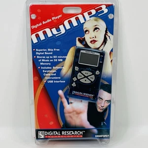 Vintage Digital Research My Mp3 Player Clear Blue DRMP3P01 90’s Digital Audio �� - Bild 1 von 11