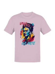 Frida Kahlo Vibrant Art Tribute Women's T-shirt - Picture 1 of 12