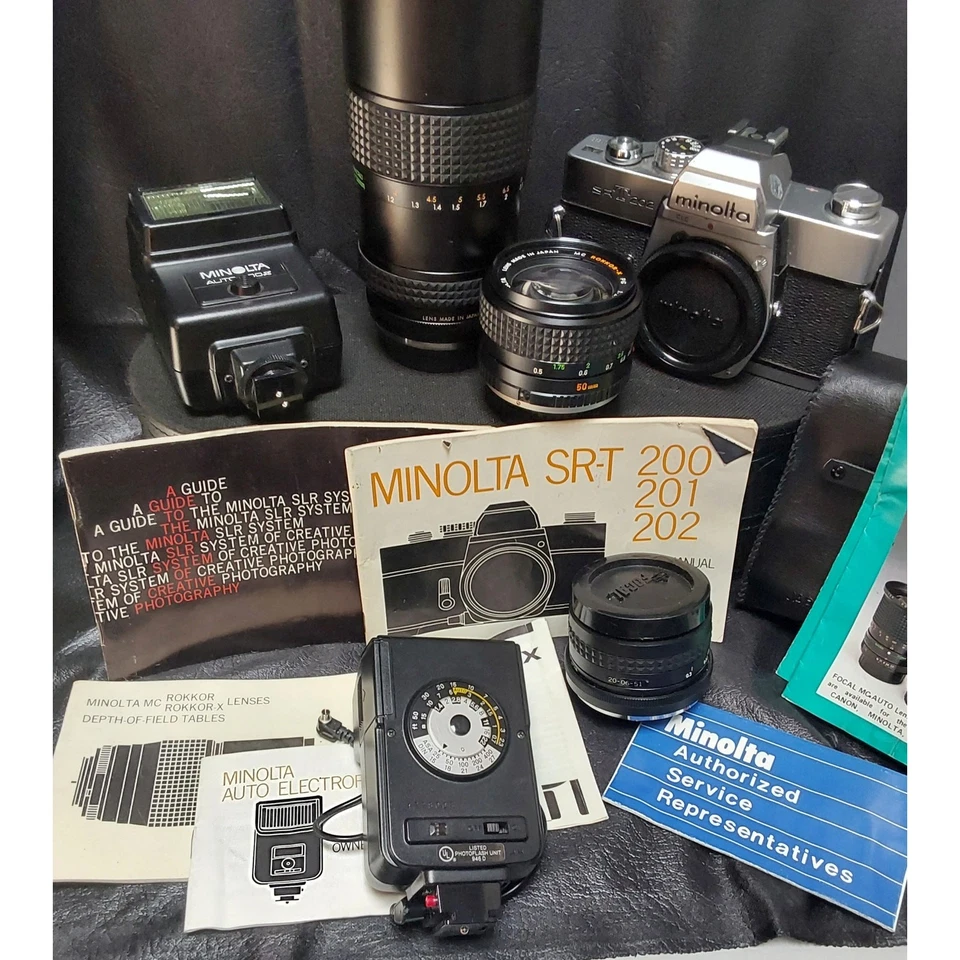 Película para cámara Minotaur SRT202 3 lentes muchos extras incluyendo manual de instrucciones  Foto 1 de 4