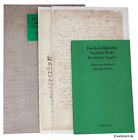 Friedrich Hölderlin - Sämtliche Werke »Frankfurter Ausgabe« Homburger Folioheft