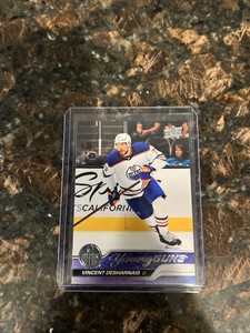 2023-24 Upper Deck Vincent Desharnais Young Guns #202 Oilers