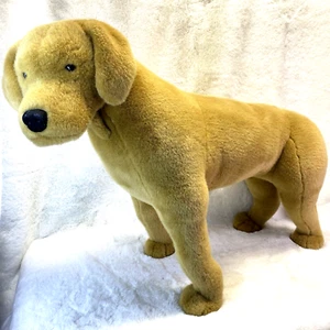 Melissa & Doug Stuffed Animal Large Yellow Lab Dog Life Like #2116 Labrador - Picture 1 of 11