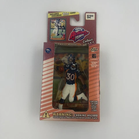 Terrell Davis Denver Broncos Topps Action Flats Figure with Card NIB Cover
