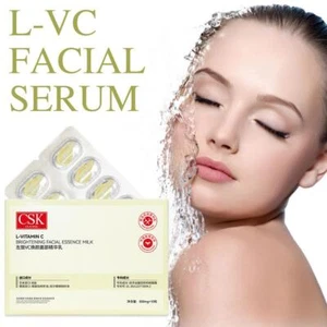 10 Capsules VC Facial Essence Lotion Nicotinamide Essence Hydrating&Revital F6I2 - Picture 1 of 12