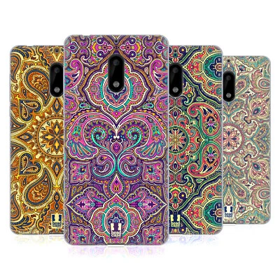 FUNDA HEAD CASE DESIGNS INTRINCADA DE GEL SUAVE PAISLEY PARA TELÉFONOS NOKIA 1 Foto 1 de 4