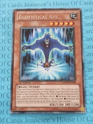 DREV-EN008 Egotistical Ape Rare Yu-Gi-Oh Card 1st Edition New - Image 1 of 4