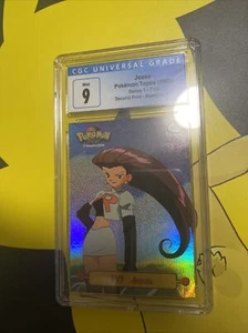 1999 Topps Pokemon Series 1 TV9 Jesse Rainbow Holo CGC 9, Pop 3 At PSA! Mint! - Picture 1 of 9