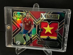 2017-18 Panini Select X Factor Memorabilia Black Parallel 1/1 Cesc Fabregas - Picture 1 of 2