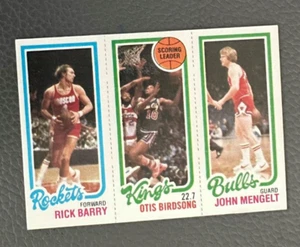 1980-81 Topps #105 Rick Barry / #122 Otis Birdsong / #48 John Mengelt - Imagen 1 de 2