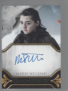 Game of Thrones Legends of the Realm Maisie Williams (Legacy) Autograph - Picture 1 of 1