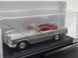 Mercedes Benz 280 SE Convertible 1969 1/43 Scale Box Mini Car Display Diecast - Picture 1 of 8