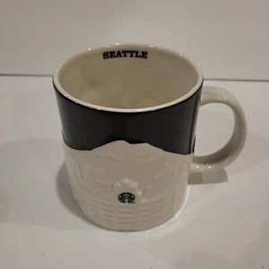Starbucks 2012 SEATTLE 16oz Coffee Tea Mug Cup 3D CITY RELIEF Collector Series - Picture 1 of 6