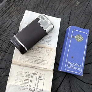 Vintage Soviet Petrol Lighter  “SKILTAVAS” USSR Czechoslovakia - Picture 1 of 11