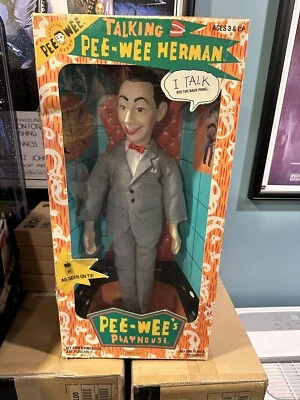 Vintage 1987 Pee-Wee Herman Talking Pull String Doll 18” New In Box! Works MISB - Image 1 of 4