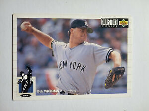 UPPER DECK 1993 MLB "Bob Wickman" #296 Yankees TRADING CARD Baseball