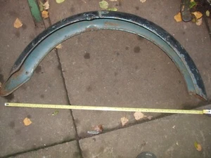 DMW200 DELUXE FRONT MUDGUARD ??? - 1950S - BLUE - OVER PAINTED BLACK ON OUTSIDE - Picture 1 of 6