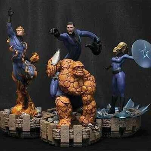 Kit modelo estatua escultura resina Los Cuatro Fantásticos sin pintar/sin montar - Imagen 1 de 1