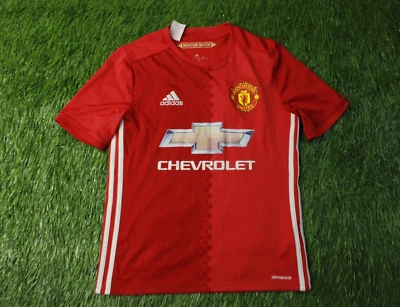 CAMISETA DE FUTBOL MANCHESTER UNITED 2016/2017 LOCAL ADIDAS ORIGINAL JOVEN L Foto 1 de 4