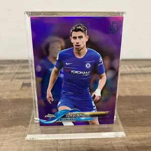 Jorginho 2017-18 Topps Chrome UEFA Purple Refractor 002/250 Chelsea - Picture 1 of 5