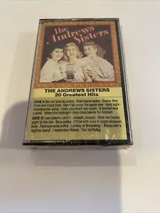 The Andrews Sisters- 20 Greatest Hits- new/sealed cassette - Picture 1 of 2