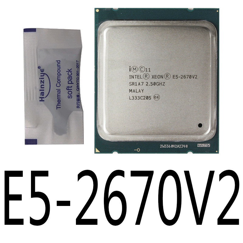 Processeur Intel Xeon CPU Intel Xeon E5 2670v2 (2.50 GHz / 25MB / 10 Cores 20 Threads/ Socket 2011)/ Hoàng Long Computer E5 2670 V2 Benchmark - Foto 2