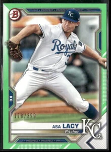 2021 Bowman #BP-83 Asa Lacy Prospects Neon Green #/399 - Picture 1 of 2