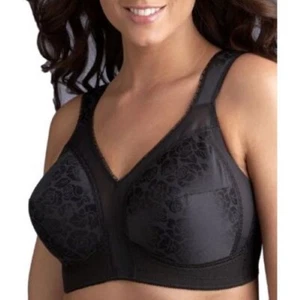 Playtex 18-Hour Bra Ultimate Shoulder Comfort Wirefree 4693 Black Full 42DD NEW - Picture 1 of 1