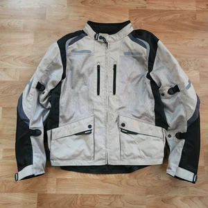 Sedici Armored Padded Motorcycle Jacket Windbreaker ADV Series Beige Mens XXL - Bild 1 von 13