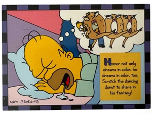 1994 Skybox I Simpson Le regole di Homer Simpson per vivere di Smell-O-Rama #3 - Foto 1 di 2
