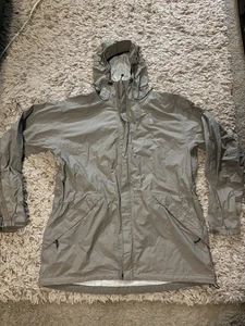 Giacca antipioggia North Face HyVent DT beige con cappuccio zip intera uomo taglia 2XL - Foto 1 di 8