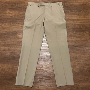 Ralph Lauren Wool Dress Pants Beige Men’s Size 36x32 High Performance Wool - Picture 1 of 12