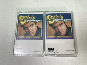 ELVIS PRESLEY 50 Years 50 Hits Music Cassette Tapes New/Sealed 1985 RCA Records - Picture 1 of 10