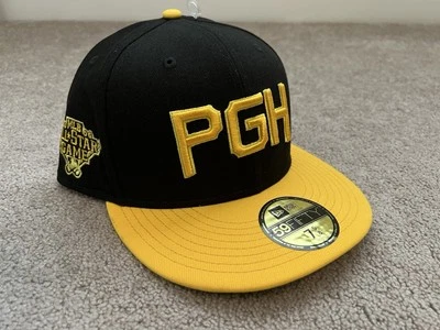 Chapéu ajustável New Era 59Fifty MLB Pittsburgh Pirates PGH ASG tamanho 7 5/8 novo - Imagem 1 de 4