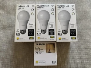 IKEA TRADFRI LED BULB E26 1100 lm WIRELESS/DIMMABLE, 3 PACK WITH WIRELESS REMOTE - Picture 1 of 1